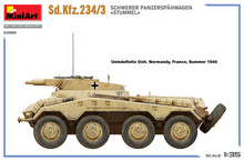 Load image into Gallery viewer, MiniArt 1/35 German Sd.Kfz. 234/3 Schwerer Panzerspahwagen Stummel 53001