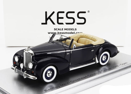 Kess 1/43 Bentley MKVI Drophead Coupe di Graber 1948 Blue Open KE43043052