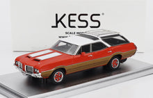 Load image into Gallery viewer, Kess 1/43 Oldsmobile Vista Cruiser 442 1972 Orange/White KE43054010