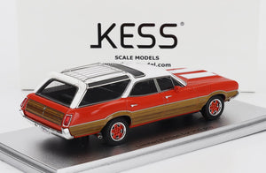 Kess 1/43 Oldsmobile Vista Cruiser 442 1972 Orange/White KE43054010