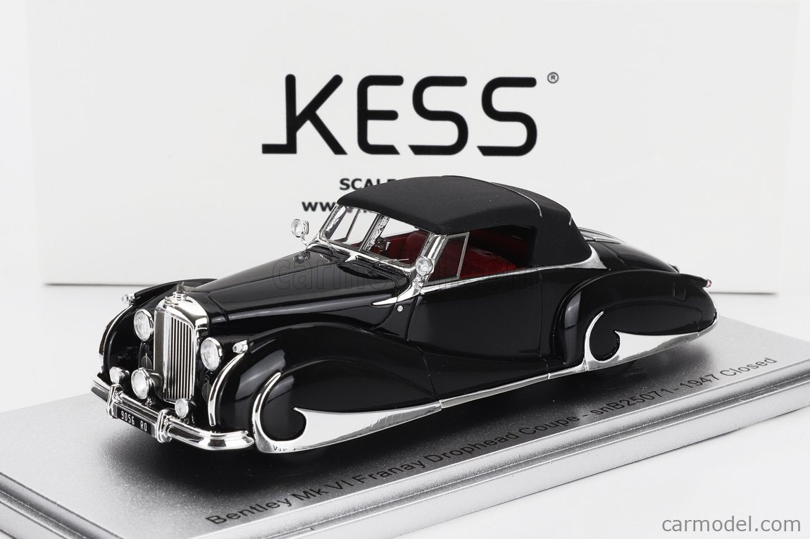 Kess 1/43 Bentley Mk. VI Franay Black Closed 1947 KE43043030