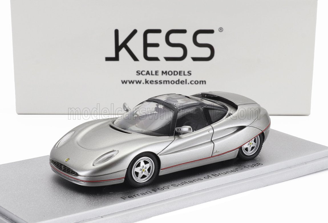 Kess 1/43 Ferrari F90 Pininfarina Silver PERSONAL CAR SULTAN OF BRUNEI 43056242