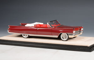 Stamp 1/43 1963 Cadillac Eldorado Biarritz Open Roof Matador Red