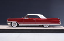 Load image into Gallery viewer, Stamp 1/43 1963 Cadillac Eldorado Biarritz Closed Roof Matador Red STM63004