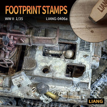 Load image into Gallery viewer, Liang Model 1/35 WWII Flexible Shoeprint Tools Liang-0406a