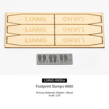 Load image into Gallery viewer, Liang Model 1/35 WWII Flexible Shoeprint Tools Liang-0406a