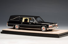 Load image into Gallery viewer, Stamp 1/43 1980 Cadillac Superior Hearse Black 80801