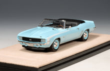 Load image into Gallery viewer, Stamp 1/43 1969 Chevrolet Camaro RS SS Conv. Open Roof Carolina Blue 691033