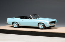 Load image into Gallery viewer, Stamp 1/43 1969 Chevrolet Camaro RS SS Conv. Open Roof Carolina Blue 691033