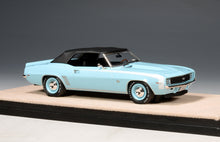 Load image into Gallery viewer, Stamp 1/43 1969 Chevrolet Camaro RS SS Conv. Closed Carolina Blue 691034