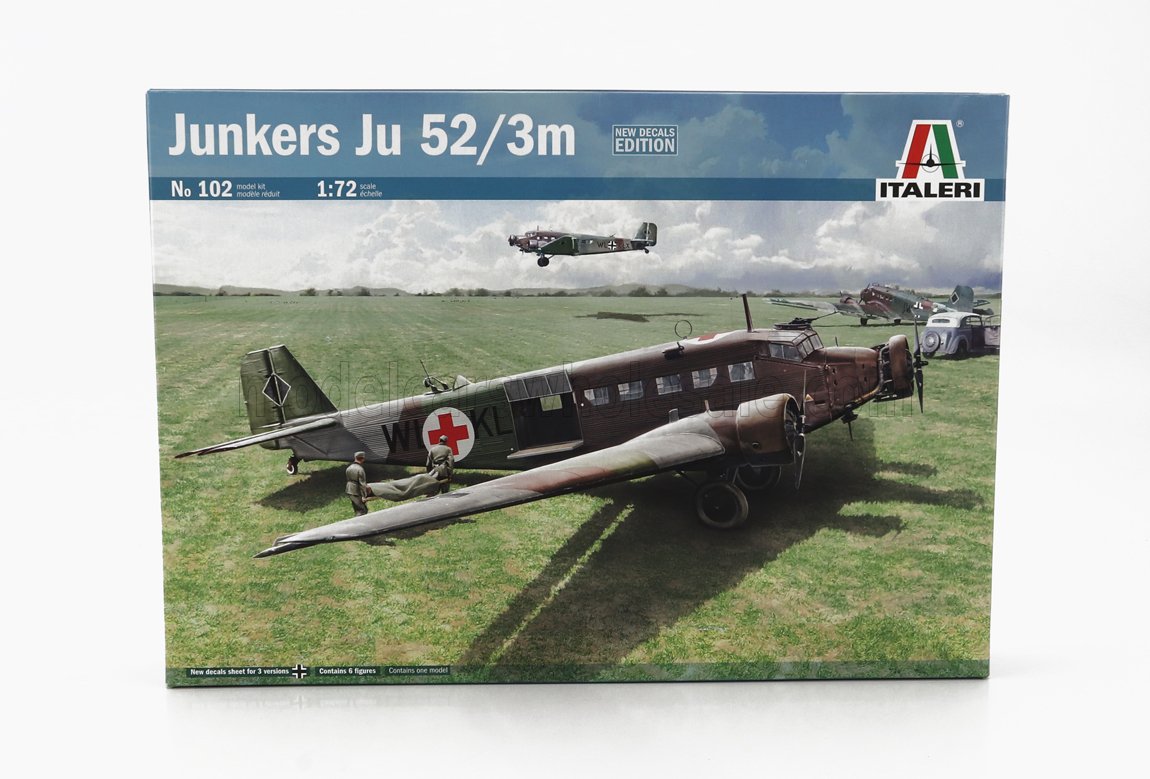 Italeri 1/72 German Junkers Ju-52 /3m 102