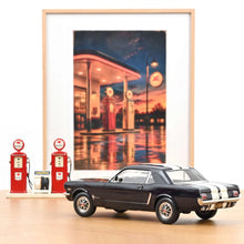 Load image into Gallery viewer, Norev 1/18 Ford Mustang Coupe 1966 Nightmist Blue Metallic 182805