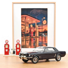 Load image into Gallery viewer, Norev 1/18 Ford Mustang Coupe 1966 Nightmist Blue Metallic 182805