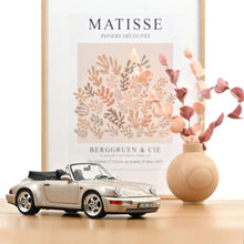 Load image into Gallery viewer, Norev 1/18 Porsche 911 Turbo Look Cabriolet 1992 Zermatt Silver 187140