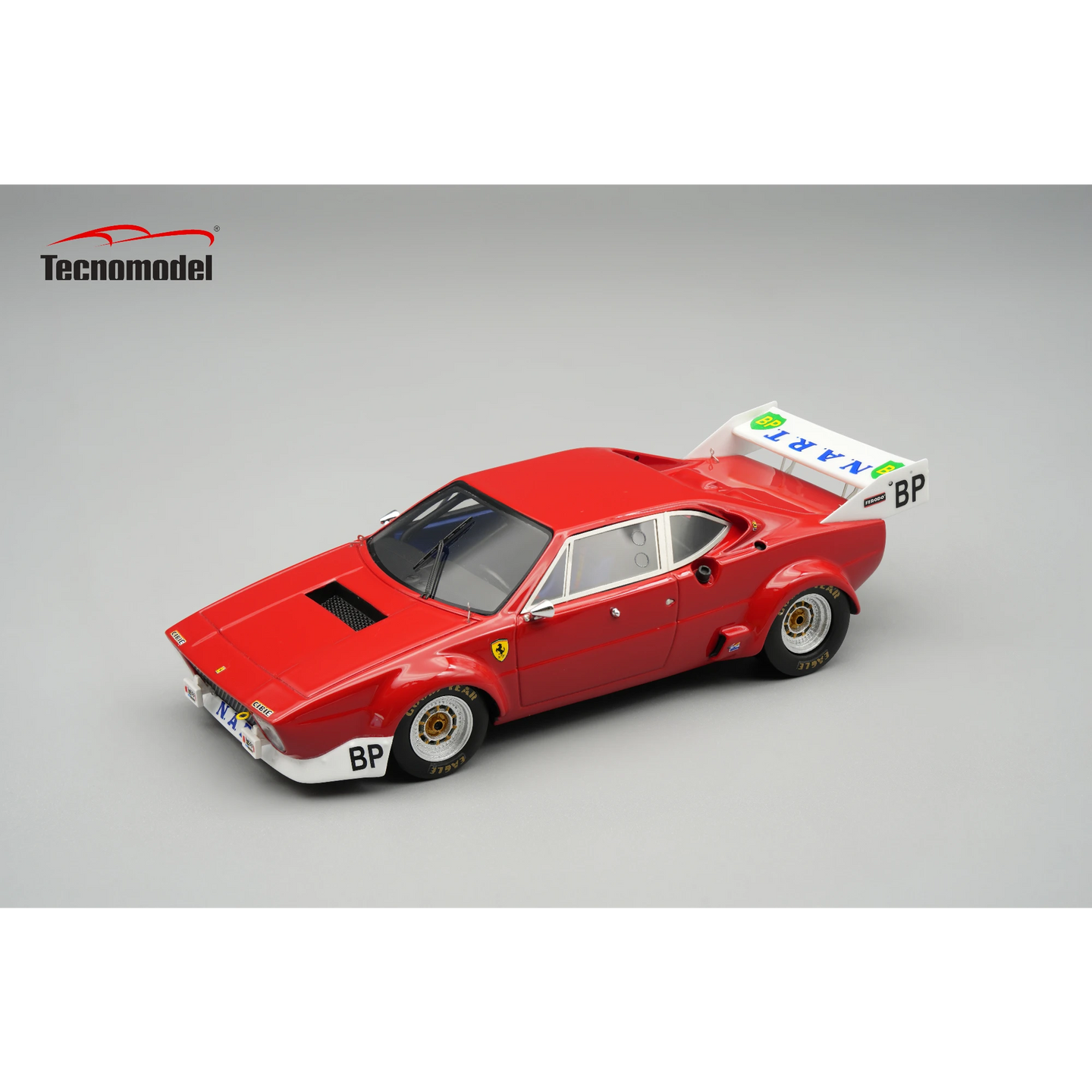 Ferrari 308 GTB Quattrovalvole 1/43 ミニカー Tecnomodel 1/43 Ferrari 308 GTB4 LM (No. 0) 1974 Press Version