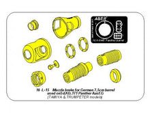 Load image into Gallery viewer, Aber 1/16 German 7.5cm Muzzle Brake for Panther Ausf.G 16 L-15