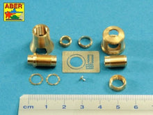 Load image into Gallery viewer, Aber 1/16 German 7.5cm Muzzle Brake for Panther Ausf.G 16 L-15