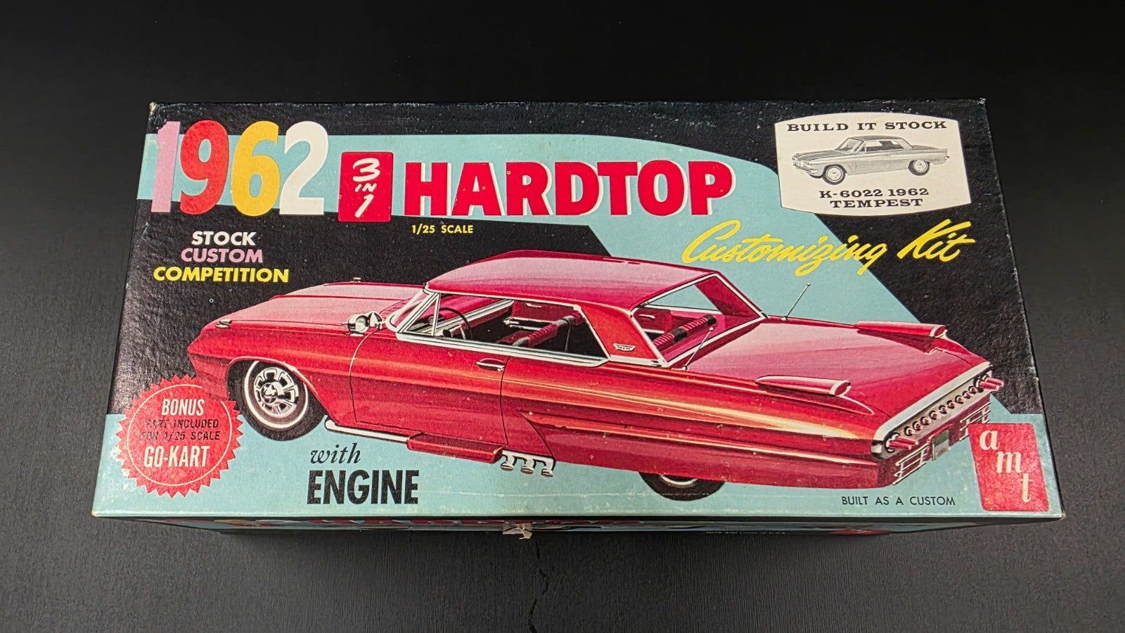 AMT 1/25 1962 Pontiac Hardtop 3in1 Advance Customizing Kit Vintage