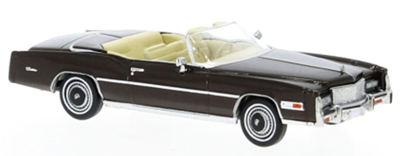 Brekina 1/87 HO 1976 Cadillac Eldorado Convertible Dk Brown Met 19757 COMING SOON