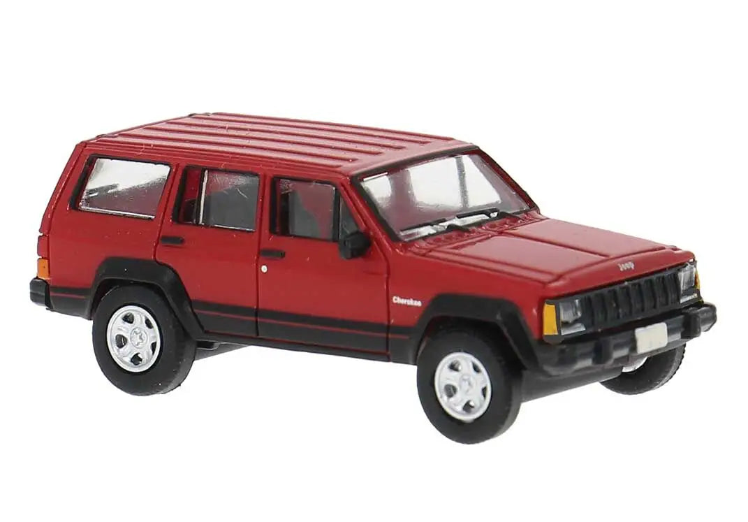 Buzzy jeep アメリカ輸入品 PCX87 1/87 HO 1984 Jeep Cherokee SUV Red PCX870729 – Burbank's