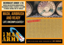 Load image into Gallery viewer, 1ManArmy 1/35 German Marking Mask WWII AFV Balkenkreuz  Stencil 35GEN440