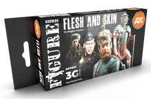 Load image into Gallery viewer, AK Interactive AK11621 3rd Gen Acrylic Flesh and Skin (6 x 18ml)