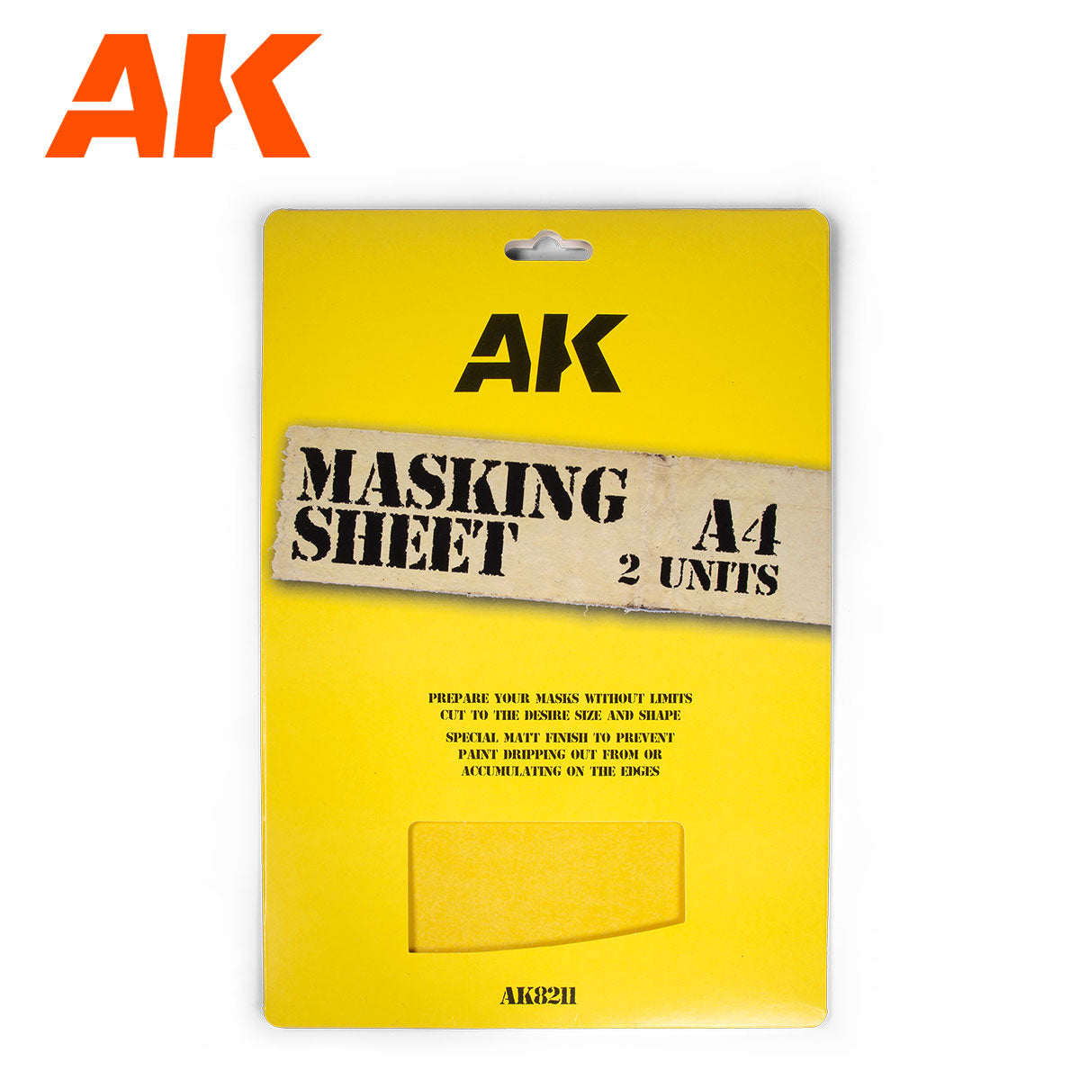 AK Interactive AK8211 Masking Sheet A4 2 units