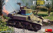 Load image into Gallery viewer, MiniArt 1/35 US M3 Stuart Diesel Early Production 35417