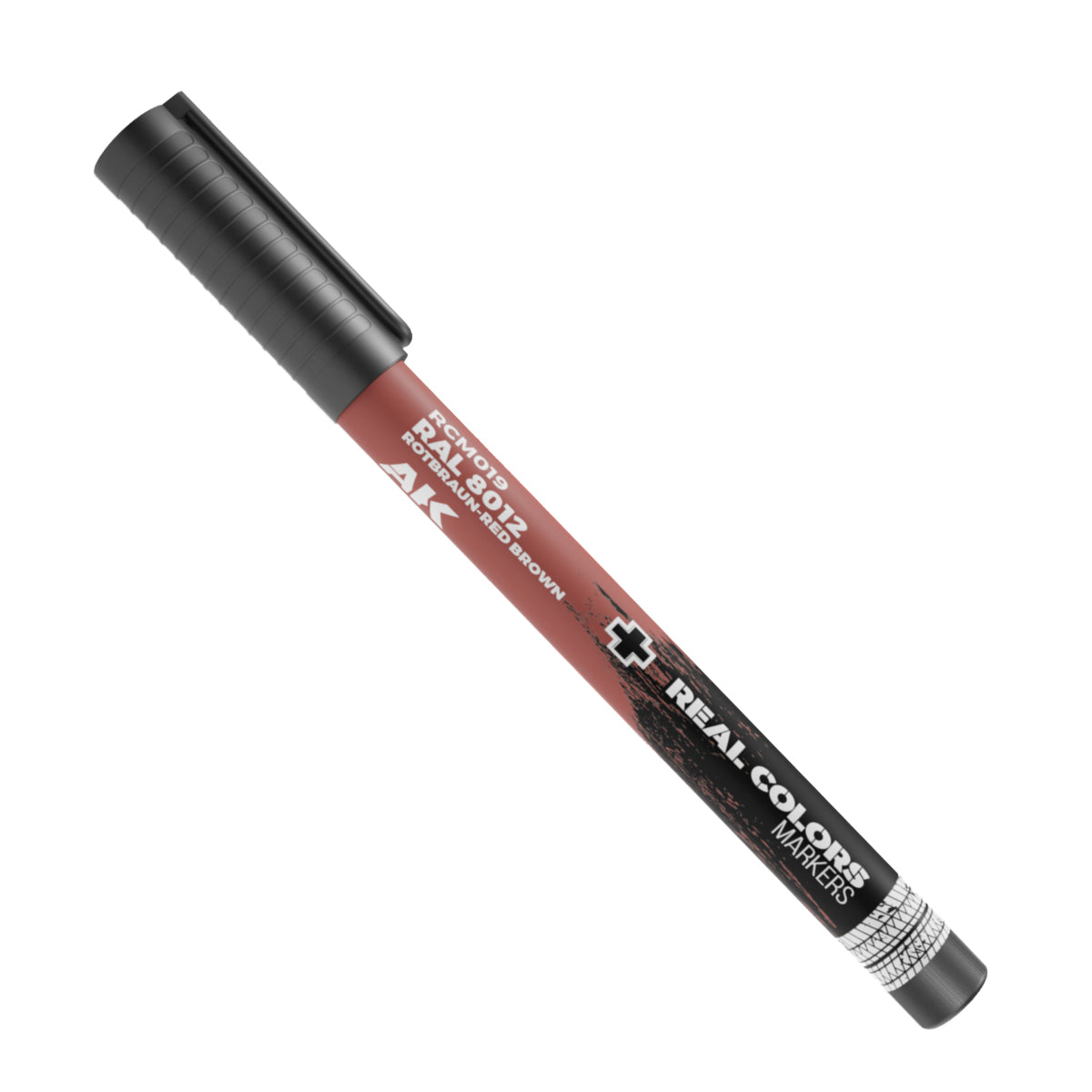 AK Interactive RCM019 Real Colors Markers RAL 8012 Rotbraun-Red Brown