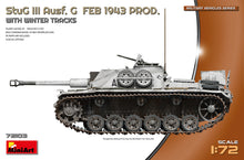 Load image into Gallery viewer, MiniArt 1/72 German StuG III Ausf. G Feb 1943 Prod. With Winter Tracks 72103