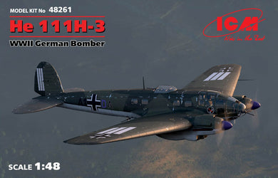 ICM 1/48 German He-111H-3 WWII Bomber 48261