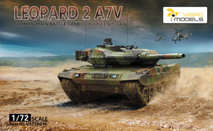 Vespid 1/72 German Leopard 2 A7V w/ Metal Barrel and Tow Cable  VS720016