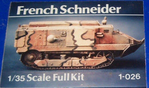Commander Models 1/35 French Schneider Tank WWI 1-026