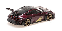 Load image into Gallery viewer, Minichamps 1/43 Porsche 911 (992) GT3RS 2023 Purple / Gold Wheels 410062112