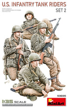 Load image into Gallery viewer, Miniart 1/35 US Infantry Tank Riders WWII Set 2 (4) 53035