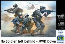 Load image into Gallery viewer, MasterBox 1/35 US Modern Army No Soldier Left Behind - MWD Down (4) MB35181^