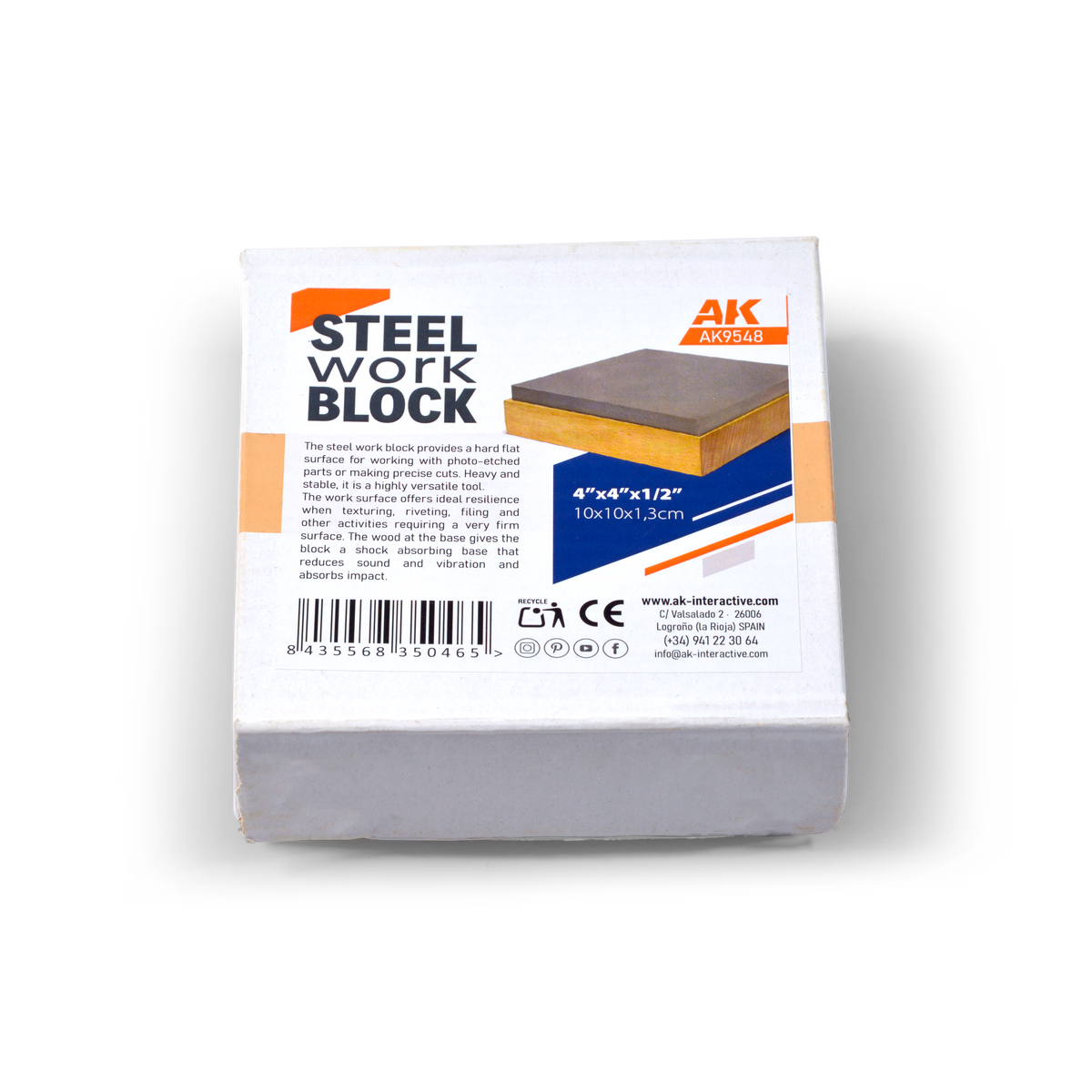 AK Interactive AK9548 Steel Work Block 300mm – Burbank's House of Hobbies
