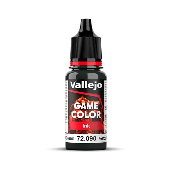 Vallejo Game Color 72.090 Black Green Ink 18ml