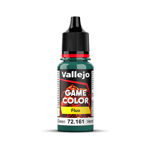 Vallejo Game Color 72.161 Fluorescent Cold Green 18ml