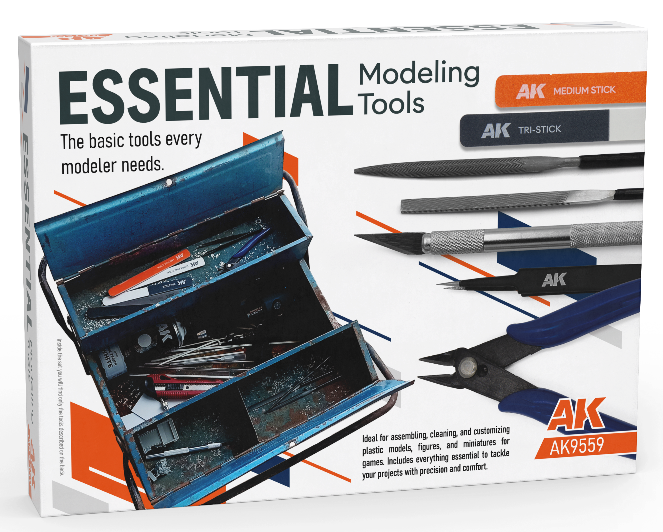 AK Interactive AK9559 Essential Modeling Tools – Burbank's House