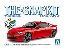 Load image into Gallery viewer, Aoshima Snap Kit 1/32 Toyota 86 (Pure Red) #03-F 06887'