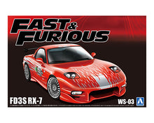 Load image into Gallery viewer, Aoshima 1/24 Mazda Rx-7 FD3S Fast &amp; Furious 06796