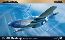 Load image into Gallery viewer, Eduard 1/48 US P-51B Mustang Malcom Hood Canopy ProfiPACK 82176