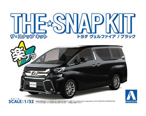 Aoshima  1/32 THE SNAP KIT #04-B Toyota VELLFIRE(BLACK) 05631