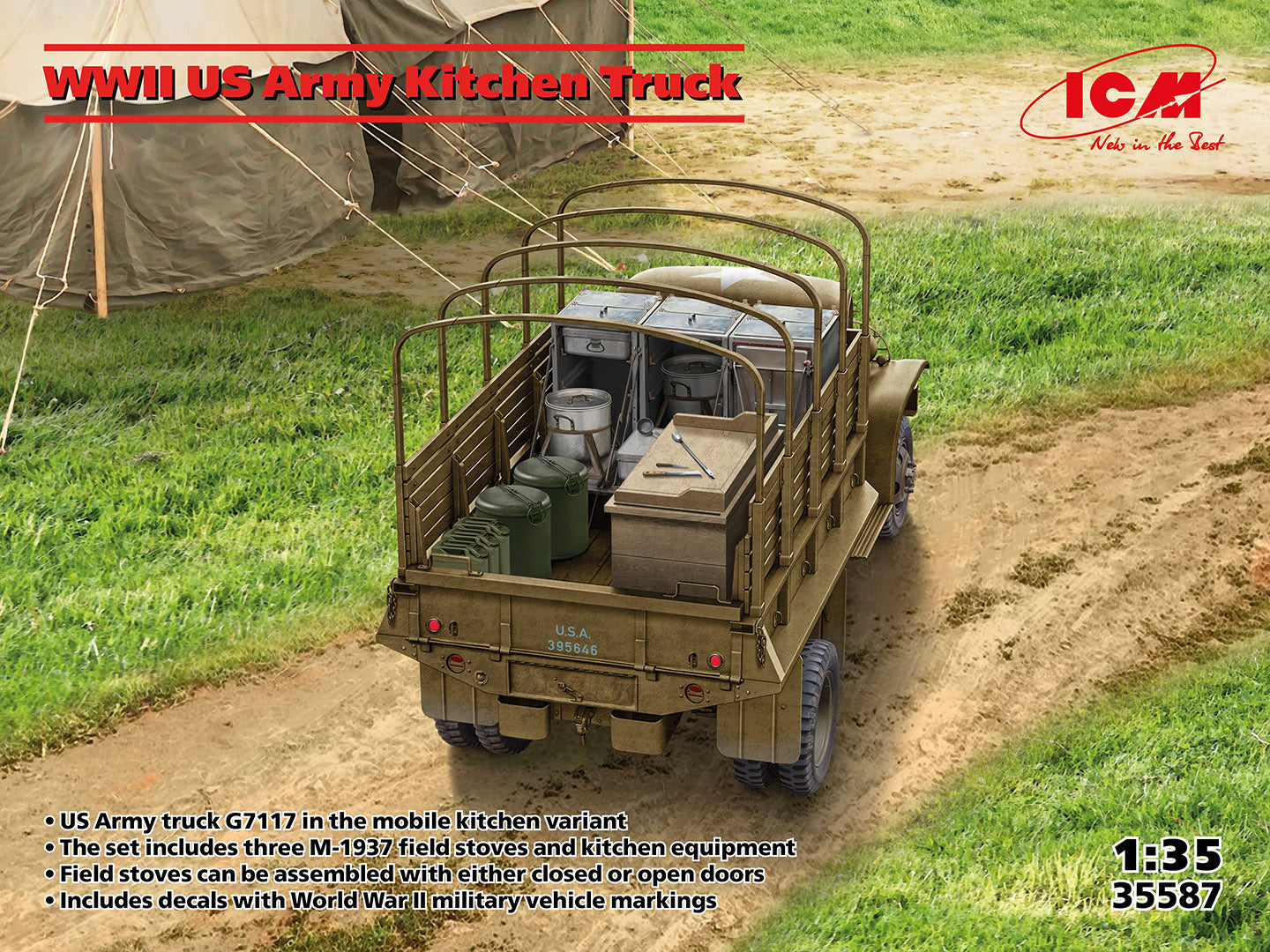 ICM 1/35 US Army Kitchen Truck 35587 COMING SOON!