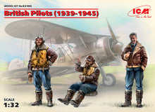 Load image into Gallery viewer, ICM 1/32 British RAF Pilots 1939/45 3 Figures 32105