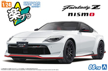Load image into Gallery viewer, Aoshima 1/24 SNAP CAR Nissan Fairlady Z RZ34 NISMO 2024 Prism White #06-PW 06838
