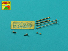 Load image into Gallery viewer, Aber 1/35 US 0.50 Cal Aircraft ANM2 Browning MG w/ Flash Hiders (2) 35 L-162'
