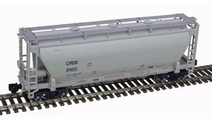 Atlas N Chicago Freight Trinity 3230 3-Bay Covered Hopper Road # 3100 50 006 207