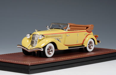 GLM 1/43 1935 Auburn 851 Supercharged Phaeton Yellow Open Roof GLM161101 SALE